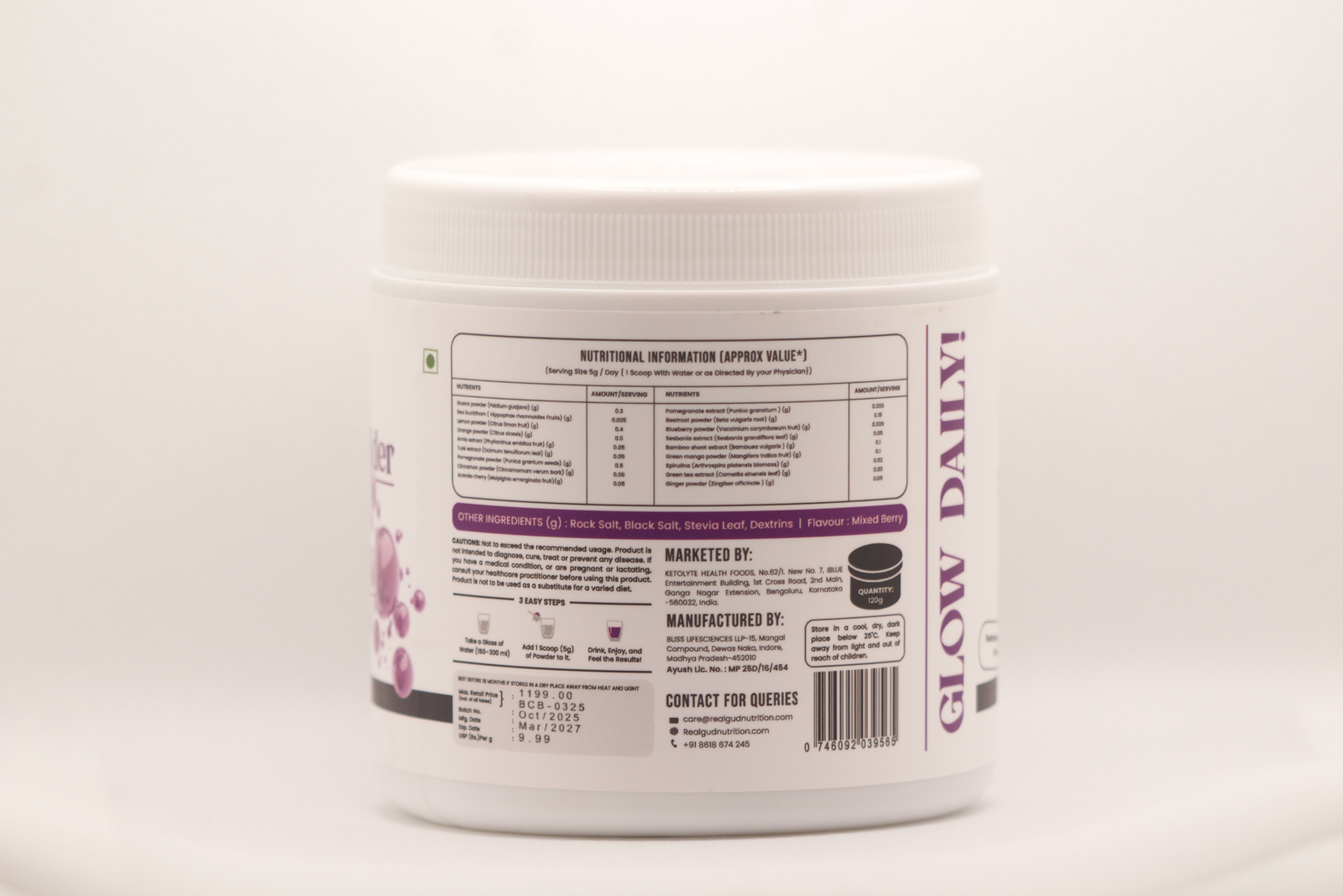 RealGud Nutrition Plant-Based Collagen Builder – Glow From Within - Image 3