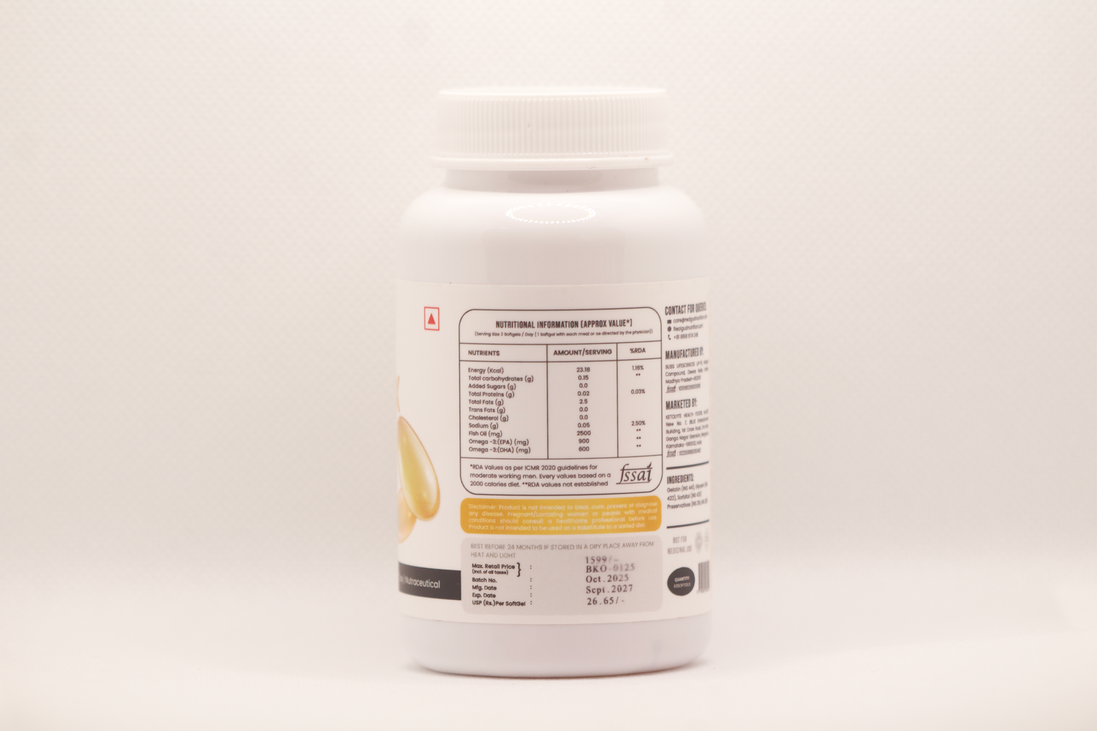 RealGud Nutrition Omega-3 3X Strength – The Purest Gift from the Ocean - Image 3