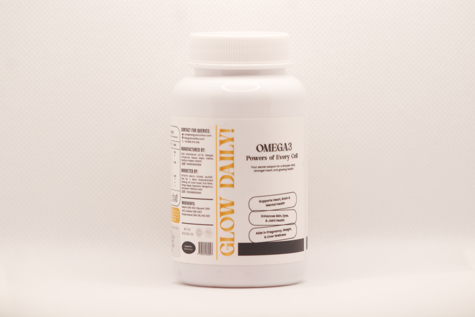 RealGud Nutrition Omega-3 3X Strength – The Purest Gift from the Ocean - Image 4