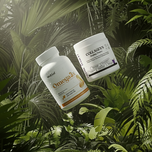 Daily Glow Combo – Plant-Based Collagen & Omega-3